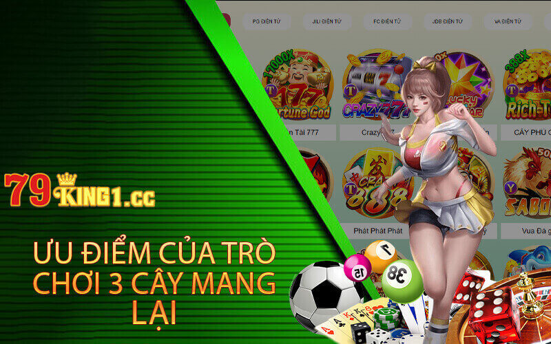 ưu điểm của 3 cây mang lại