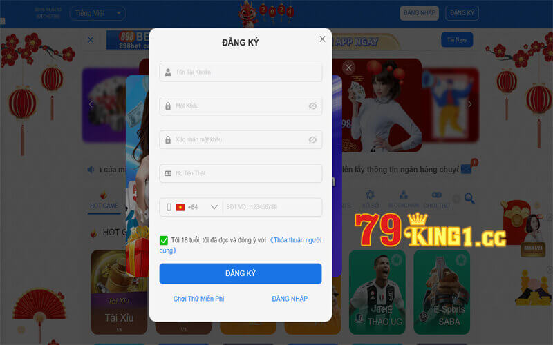 Hướng dẫn đăng ký tham gia khuyến mãi tại 898bet